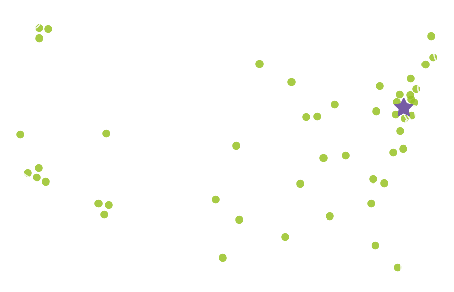 Map of U.S.A.